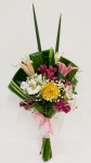 Bouquet combinado minimalista con lilium perfumado